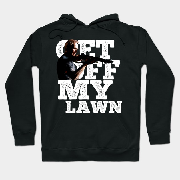 Get off my lawn Hoodie by woodsman